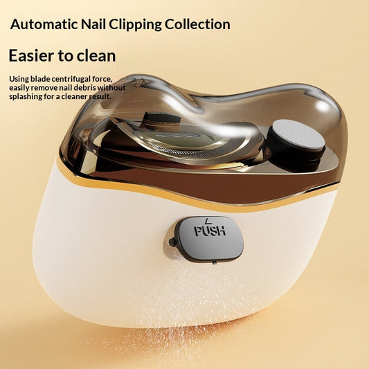 Quiet cordless electric nail clipper for seniors