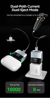 140W Auto Disconnect Full Charge Splitter Type-C Smart Charging Separator Digital Display 140W PD Fast Charging Adapter